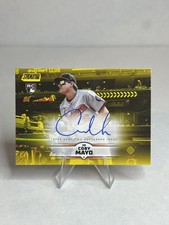 2025 Stadium Club #SCBA-CM Coby Mayo Base Autographs Yellow Foil