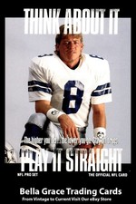 1991 Pro Set Troy Aikman #372 Dallas Cowboys Dallas Public Service Announcement 