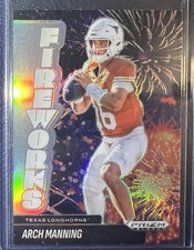 2025 Arch Manning SILVER PRIZM BLACK FOTL No. 14 (NIL)