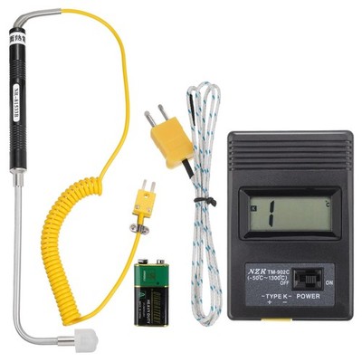 Digital Thermocouple Thermometer K Type Temperature Meter (-50 to 1300 °C), w...