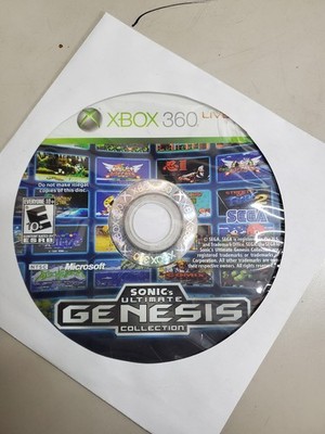 Sonic's Ultimate Genesis Collection Microsoft Xbox 360 2009 Disc only Tested