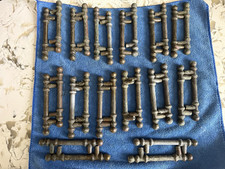 Lot of 28 Used Vintage Brass Cabinet Pulls