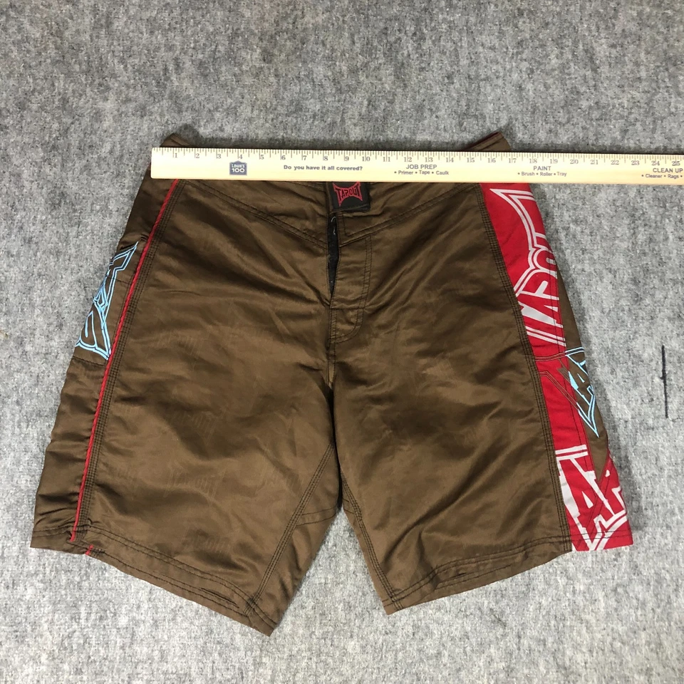 Pantalones Cortos Tapout Para Hombre Talla 34 Cierre de Gancho y Lazo Boardshorts Bolsillo Lateral Foto 2 de 4