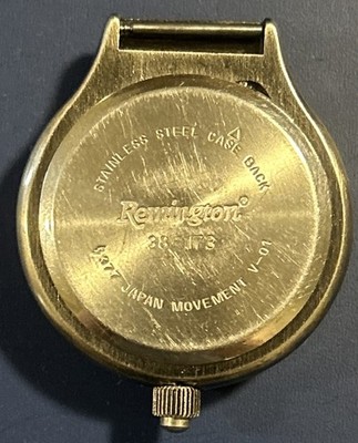 Remington Flying Duck Flip Pocket Watch 38-173 Stainless NEW