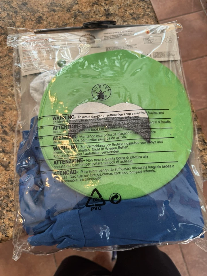 2012 Super Mario Bros. Deluxe Luigi Niño Disfraz L 12-14 Nintendo Sellado Nuevo Foto 2 de 4