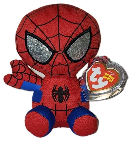 Ty Beanie Baby ❤️ SPIDER-MAN ❤️ (Brand New Day Marvel) 6" MWMT Plush Stuffed Toy