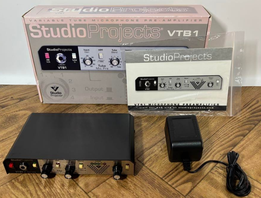 Studio Projects VTB1 Tube Mic Preamp w/ Power Supply(100V) and Box