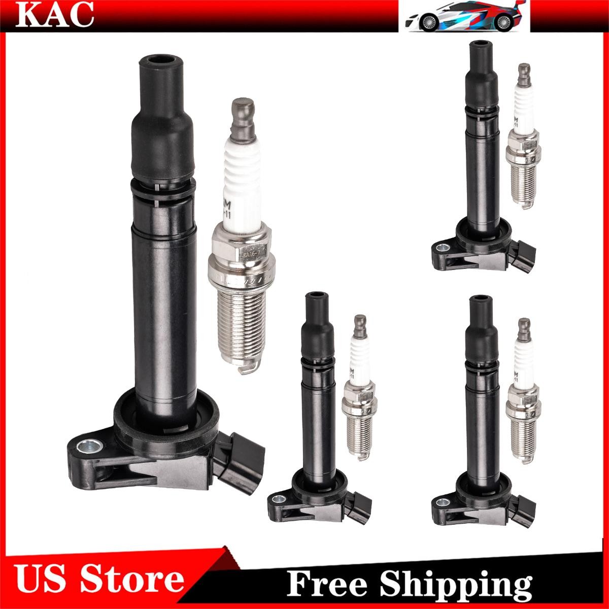 Set of 8 Coil and Plug Fits Toyota Camry 2010-2013 2015-2017 RAV4 2016-2018