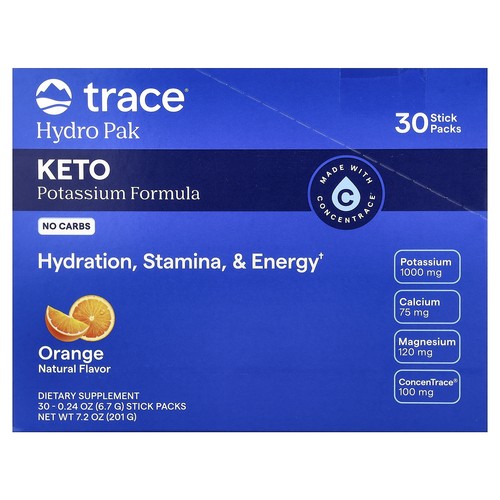 Hydro Pak Keto, Orange, 30 Stick Packs, 0.24 oz (6.7 g) Each
