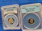 1942 10C Mercury Dime 90 % Silver PCGS  AU ALSO 2011  ROOSEVELT ANACS PR70  DCAM