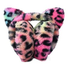 Winter Warm Cat Ear Muffs for Women Girls Cute Catear Earmuff Ladies Y-colorful