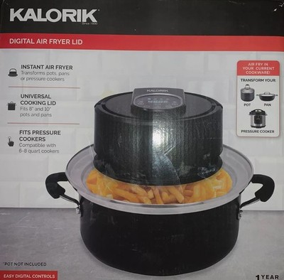 Kalorik - Digital Universal Air fryer Lid - Black FT 46587 BK