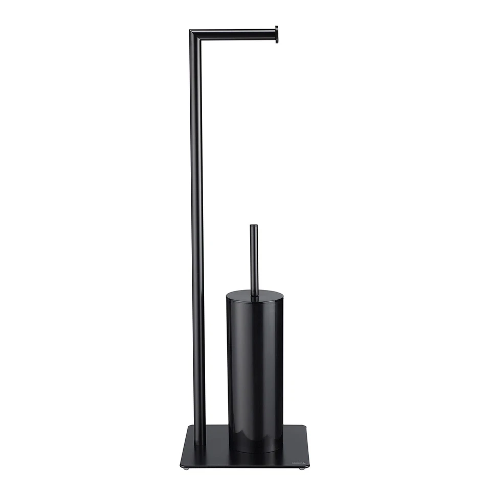 Tube Stand WCGarnitur mit Toilettenpapierhalter und Toilettenbürste, Toilette... - Bild 2 von 4