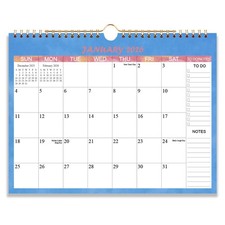 Calendar 2026 - Wall Runs from Jan 2026 to 8.5" x 11", Water Color