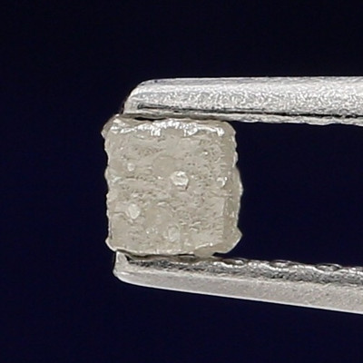 Winzig 0.16carat Grobem Würfel Form Natürlich Silber Farbe Diamant Earthmine für