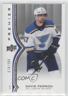 2020-21 Upper Deck Premier 78/299 David Perron #15 0q3