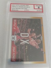 2025 Topps Chrome WWE Shawn Michaels Triple H DX /50. Mint. 
