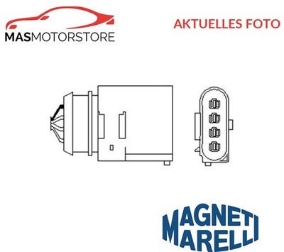 LAMBDASONDE LAMDASONDE MAGNETI MARELLI 466016355064 I NEU OE QUALITÄT
