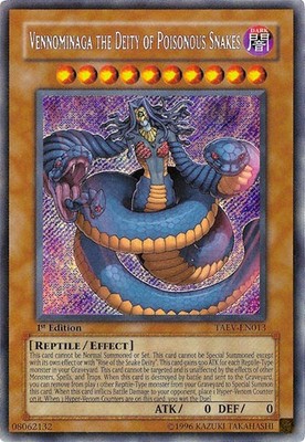 Vennominaga the Deity of Poisonous Snakes TAEV-EN013 - Secret Rare - Moderately 