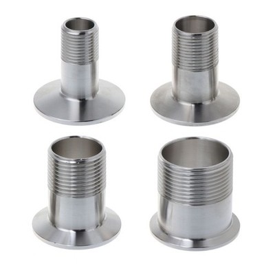 Sanitary Male Threaded Pipe Fitting Tri-Clamp Home Brew Connector DN15/20/25/32