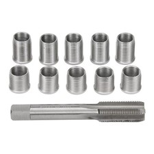 1set Universal Spark Plug Thread Repair Kit Tool With M10x1.0 Thread Inserts 1set Universal Spark Plug Thread Repair Kit Tool With M10x1.0 Thread Inserts