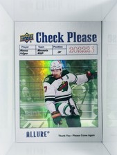 2022-23 Upper Deck Allure - Check Please Marcus Foligno #CP-9