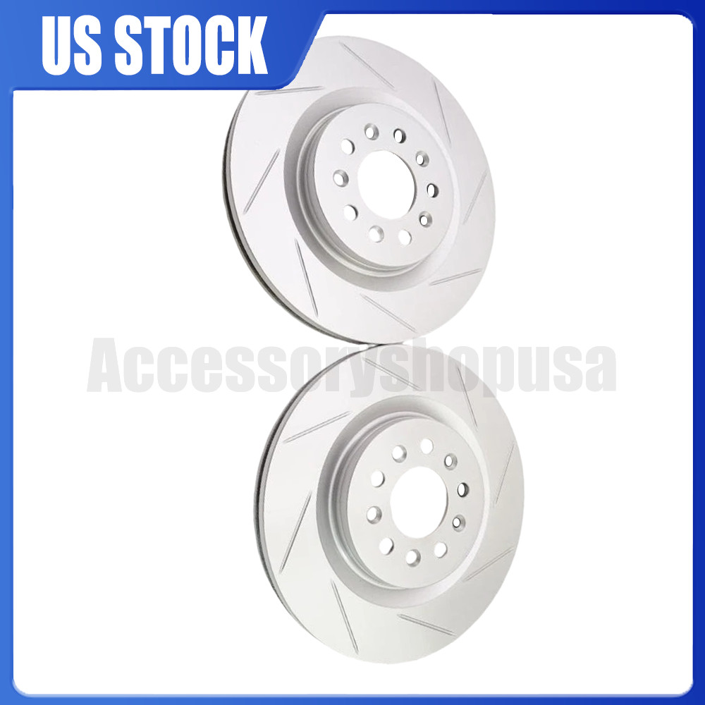 NEW Front And Rear Brake Rotors For Aston Martin Db9 V8 4G432810265 4G432810266