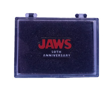JAWS MOVIE 50TH ANNIVERSARY ENAMEL PIN BADGE
