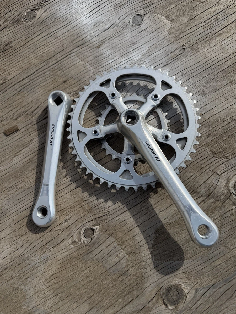 Sugino Bicycle Cranksets with Triple Chainrings 170 mm Crankarm