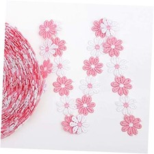 Daisy Flower Lace Trim Embroidered DIY Handmade Patchwork Ribbon Sewing