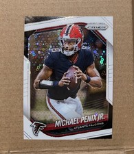 2025 Panini Prizm Michael Penix Jr. #56 White Disco Prizm Atlanta Falcons NFL