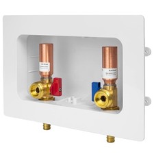 Premium Washing Machine Outlet Box 1/2Inch Crimp Pex Center Drain WM027