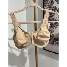 Wacoal Basic Beauty Full Figure Underwire Bra 851211 Sand Beige 34G NEW