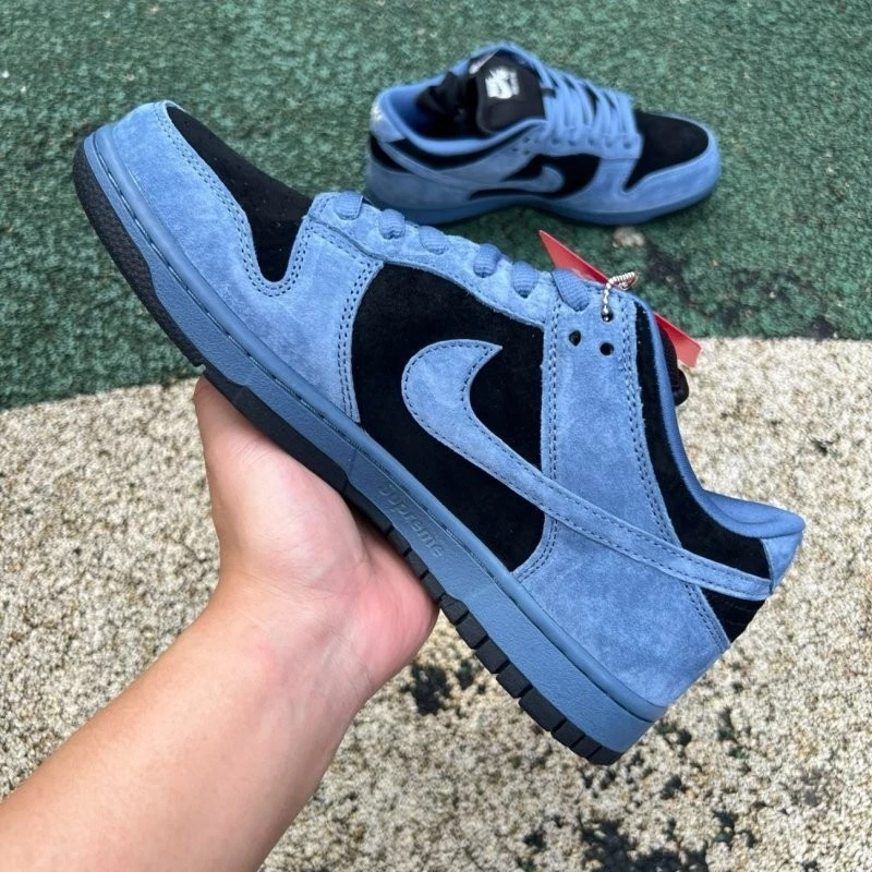 "Supreme x Nike Dunk низкий SB ""Ocean Fog"" HQ8487-400" - Изображение 2 из 4