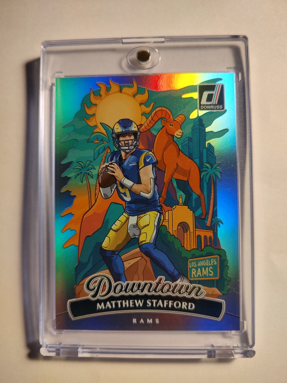 2025 DONRUSS FOOTBALL Matthew Stafford Downtown Case Hit Card No.6