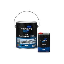 FT Paints 1.5L Kit 1K Metal Paint For Galvanised Steel-Blue, Green,Violet