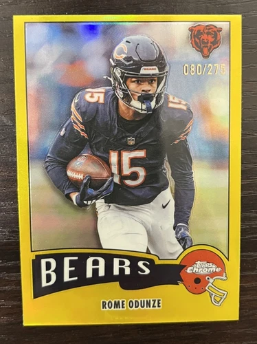 2025 Topps Chrome Rome Odunze Base (RAW)