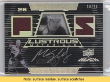 2008-09 Upper Deck UD Black Lustrous Materials 18/25 Paul Stastny Auto READ 1p0