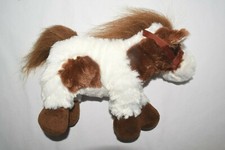 Unipak Horse Pony Brown White Paint Plush Stuffed Animal Toy 2016 9"