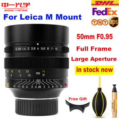Mitakon Speedmaster 50mm Full Frame Lens for Leica M Mount Camera M2  M3 M5