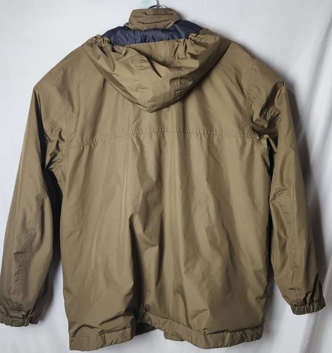 Giacca Eddie Bauer uomo XL Weatheredge full zip marrone con cappuccio - Foto 5 di 7