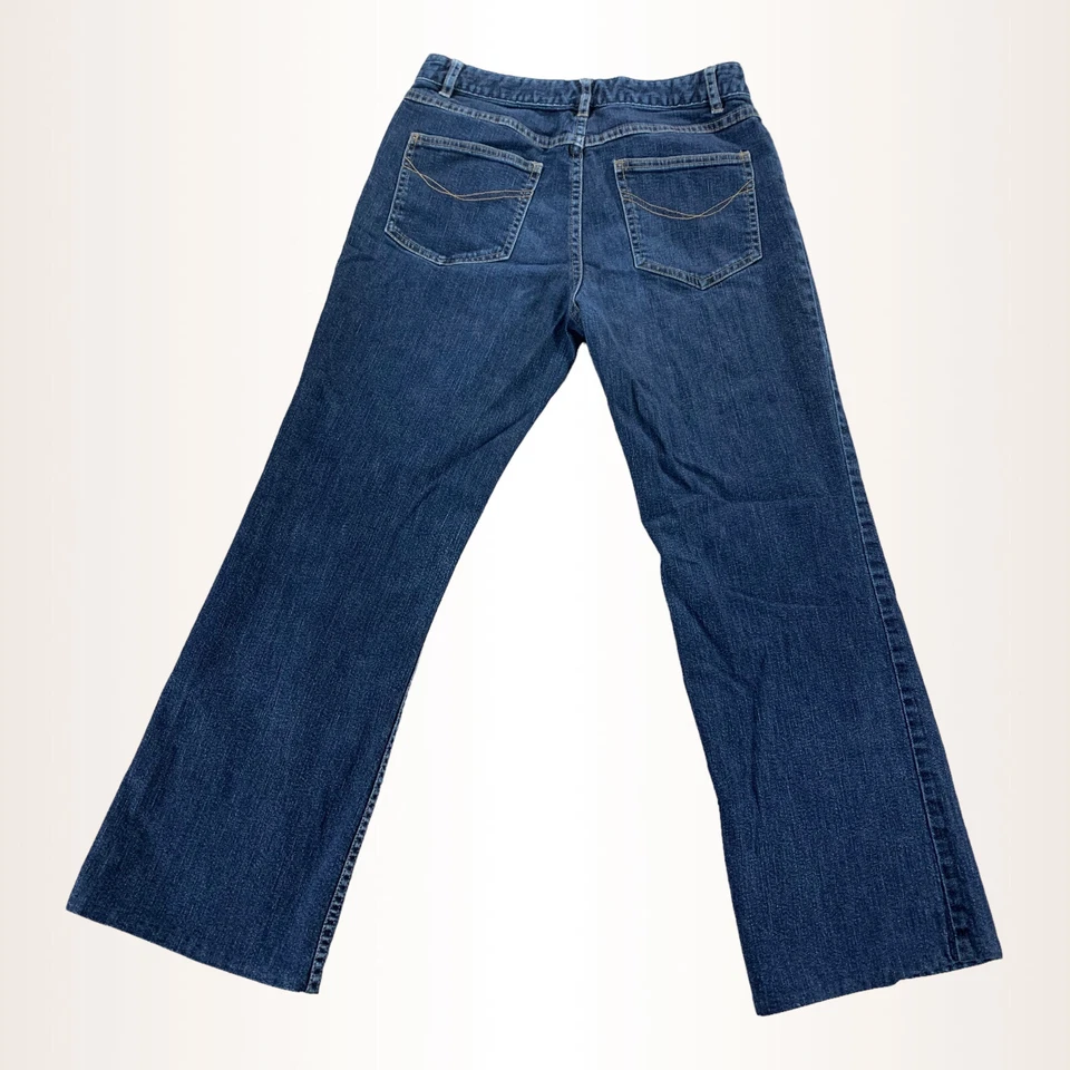 J Jill Jeans Sz 6 (30x26) Womens Bootcut Stretch Dark Wash Denim - Image 2 of 4