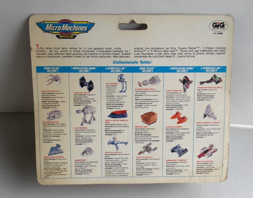 MICRO MACHINES SPAZIO STAR WARS GALOOB GIG Micromachines MOSC - Foto 2 di 2