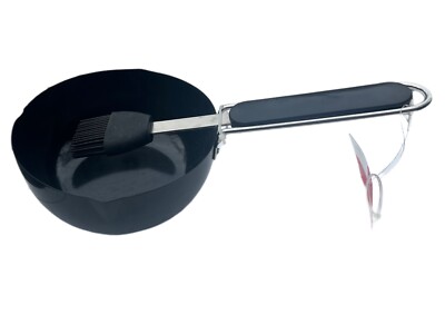 Pro Fresh Sauce Pan And Basting Brush Stainless Steel 5  BRAND NEW w/ Tags