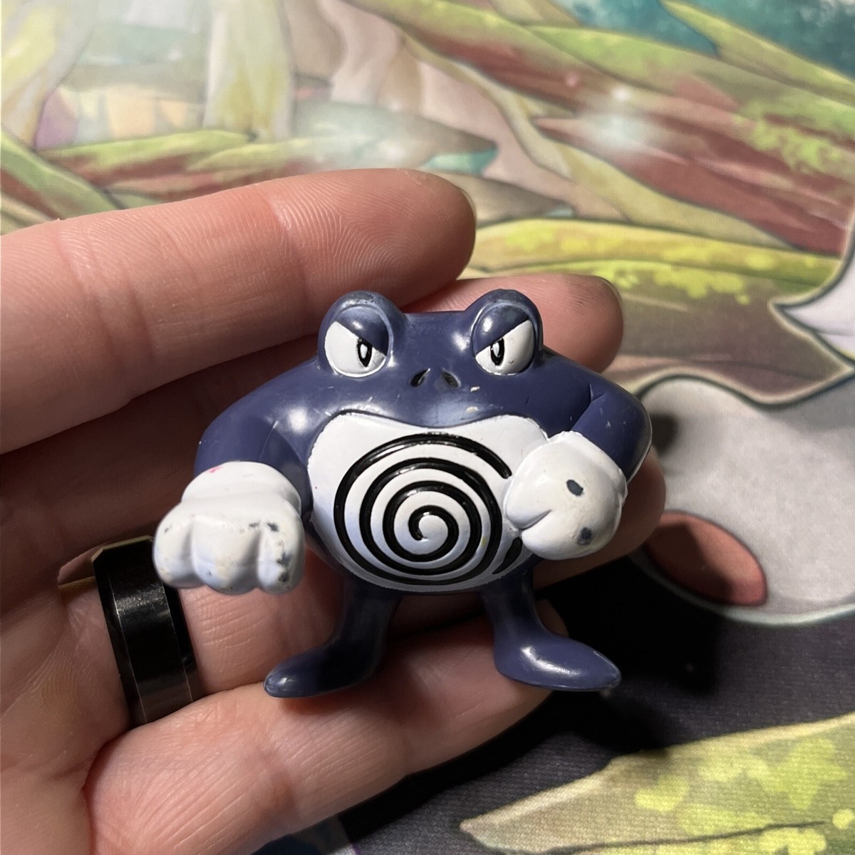 アメリカ購入品 綺麗 Poliwrath Poliwrath TOMY Pokemon Figure CGTSJ 1999 Nintendo 2
