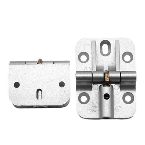 2PCS Hinge Zinc Alloy Silver for Folding Tables Camping Tables 2.36"L x 1.77"W - Picture 7 of 12