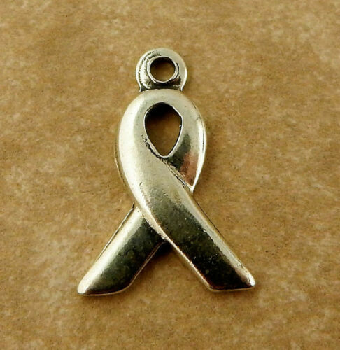 Small Sterling Silver Autism Awareness Charm – Puzzle Piece With 2 Hearts, 15mm Long, 13mm Wide - View #3