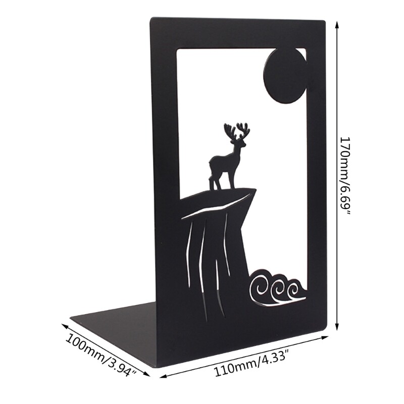 Book Binder Dividers Book Ends, Bookends Heavy Duty Book End Holder for