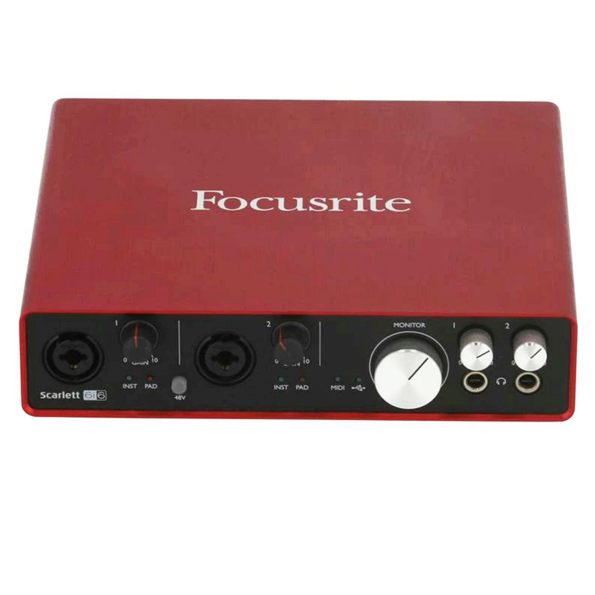 【定価29700円】Focusrite Scarlett 6i6 2nd Gen Focusrite Scarlett 6i6 (Second Generation) USB 2.0 audio