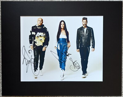 Aqua Signed IP 11x14 Matted Autographed Photo - Lene Nystrom, Rene Dif, Barbie